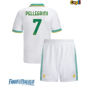 AS Roma Lorenzo Pellegrini #7 Echipament de Fotbal Replică 2025-26 Copii Treilea (+ Șorturi)